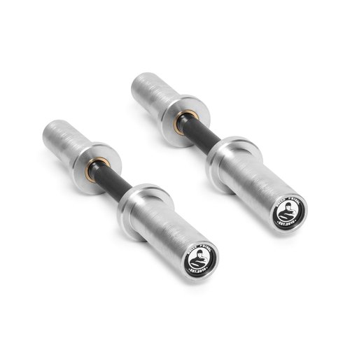 A pair of Bells of Steel loadable dumbbell handles