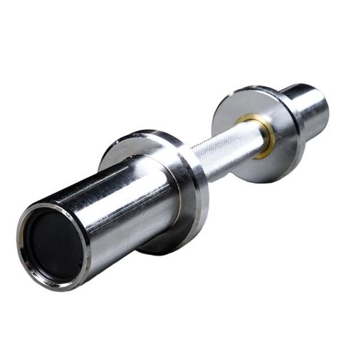 A chrome PRx loadable dumbbell handle