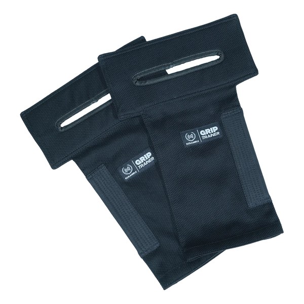 Scramble Grip Trainers, a pair of black gi-fabric grip handles