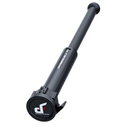 Adjustable Maverick Club Pro, a black steel plate-loaded club