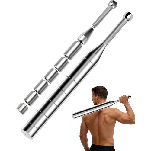 Zwwkkll adjustable club built from screw-together steel segments